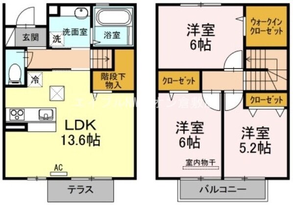 カーサ　マリンの物件間取画像